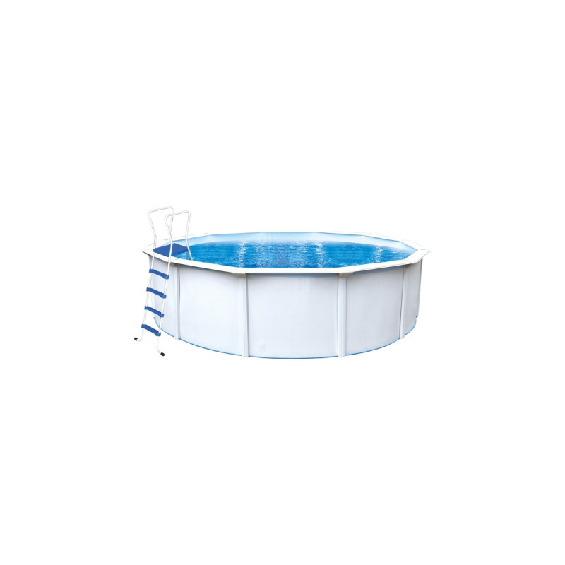 Steinbach Stahlwandpool Set Nuovo de Luxe II, Ø 360cm, H 120cm, Schwimmbad(Höhe 120cm)