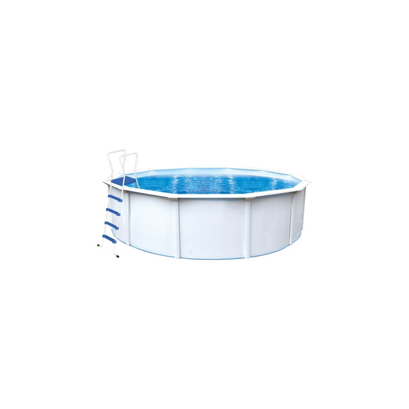 Steinbach Stahlwandpool Set Nuovo de Luxe II, Ø 550cm, H 120cm, Schwimmbad(Höhe 120cm)