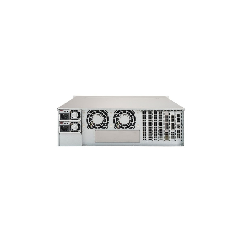 Supermicro CSE-836BE2C-R1K03JBOD, Rack-Gehäuse(schwarz, 3 Höheneinheiten, inkl.redundantes 1000-Watt-Netzteil)