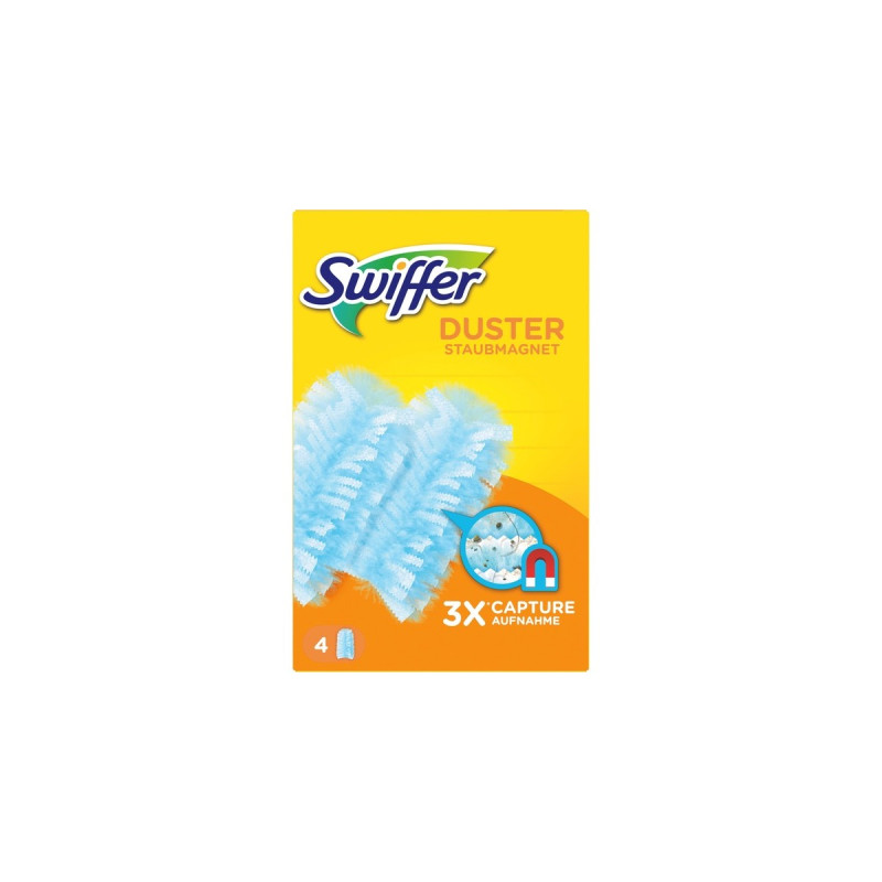 Swiffer Staubmagnet Nachfülltücher, 4 Stück, Staubwischer(weiß)