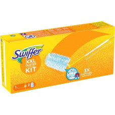 Swiffer Staubmagnet XXL Starterset (Teleskop-Griff + 2 Tücher), Staubwischer(gelb)