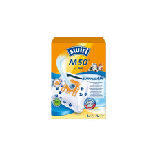 Swirl Staubsaugerbeutel M50 NeutralizAir(4 Beutel, 1 Abluftfilter, für Miele Cat & Dog)