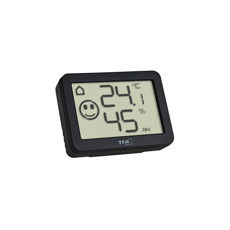 TFA Digitales Thermo-Hygrometer 30.5055, Thermometer(schwarz, 4 Einsatzgebiete: Raumklima, Musikinstrumente, Terrarium, Humidor)