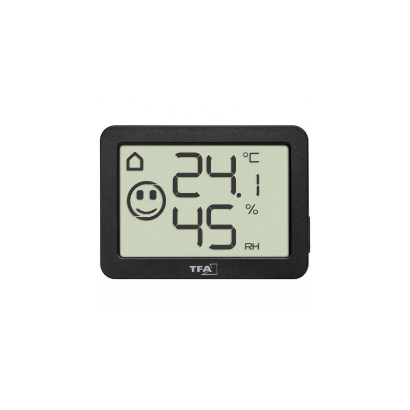 TFA Digitales Thermo-Hygrometer 30.5055, Thermometer(schwarz, 4 Einsatzgebiete: Raumklima, Musikinstrumente, Terrarium, Humidor)