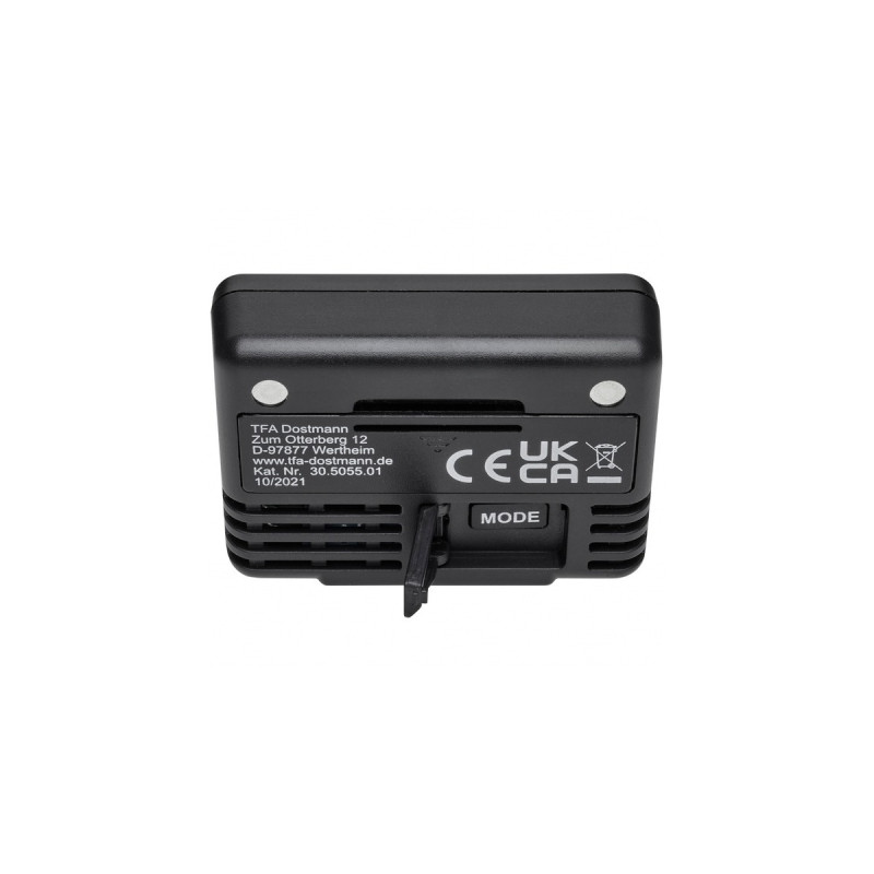 TFA Digitales Thermo-Hygrometer 30.5055, Thermometer(schwarz, 4 Einsatzgebiete: Raumklima, Musikinstrumente, Terrarium, Humidor)