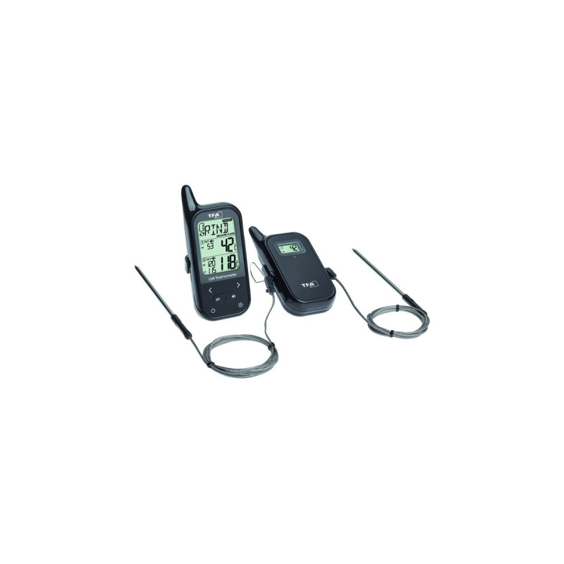 TFA Funk-Ofenthermometer Küchen-Chef Twin(schwarz)