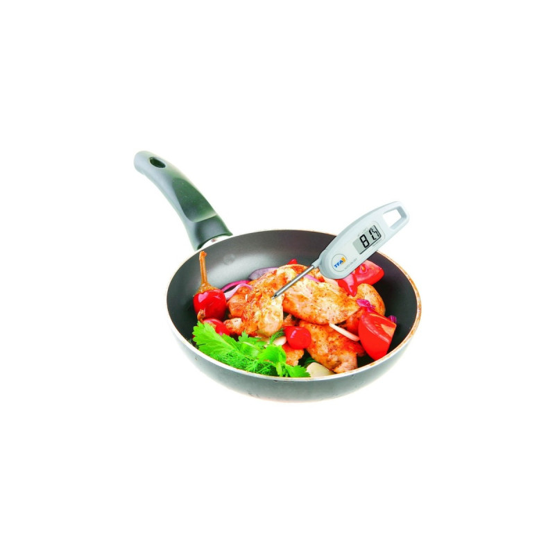 TFA Thermo Jack 30.1047, Thermometer(weiß, Klappthermometer im Taschenformat)