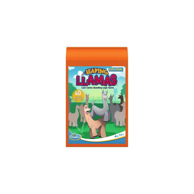 THINK FUN Flip n’ Play - Leaping Llamas, Brettspiel