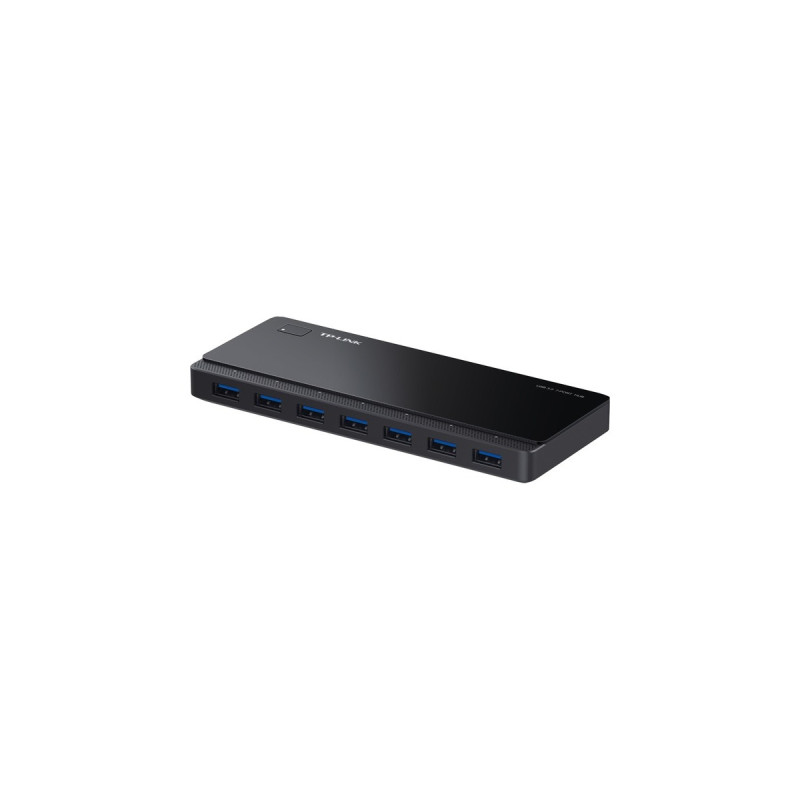 TP-Link 7-Port-USB-3.0-Hub (UH700), USB-Hub(schwarz, inkl. Netzadapter)