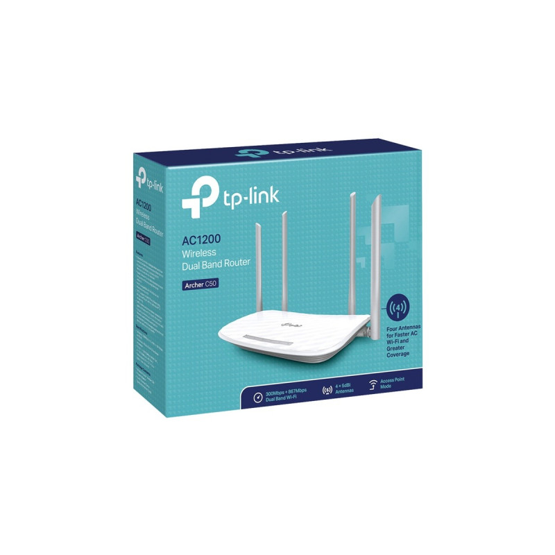 TP-Link Archer C50 V6, Router(blau/grau)