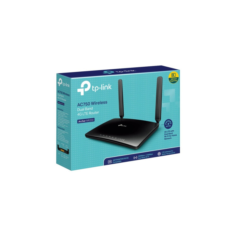 TP-Link Archer MR200 V4, Router(schwarz)