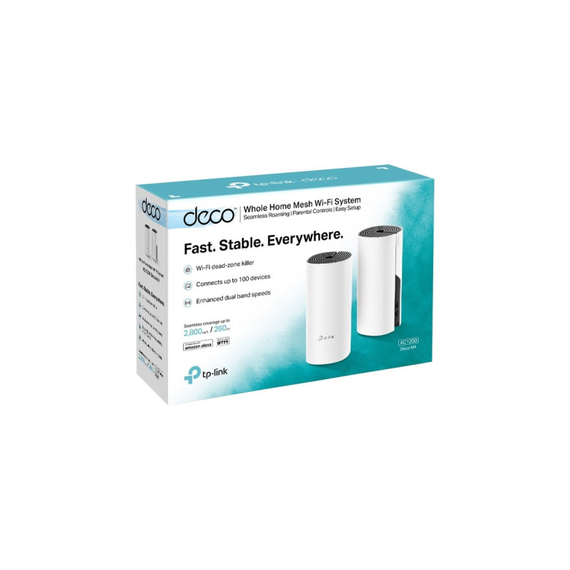 TP-Link DECO M4 2er Pack, Mesh Router(weiß)