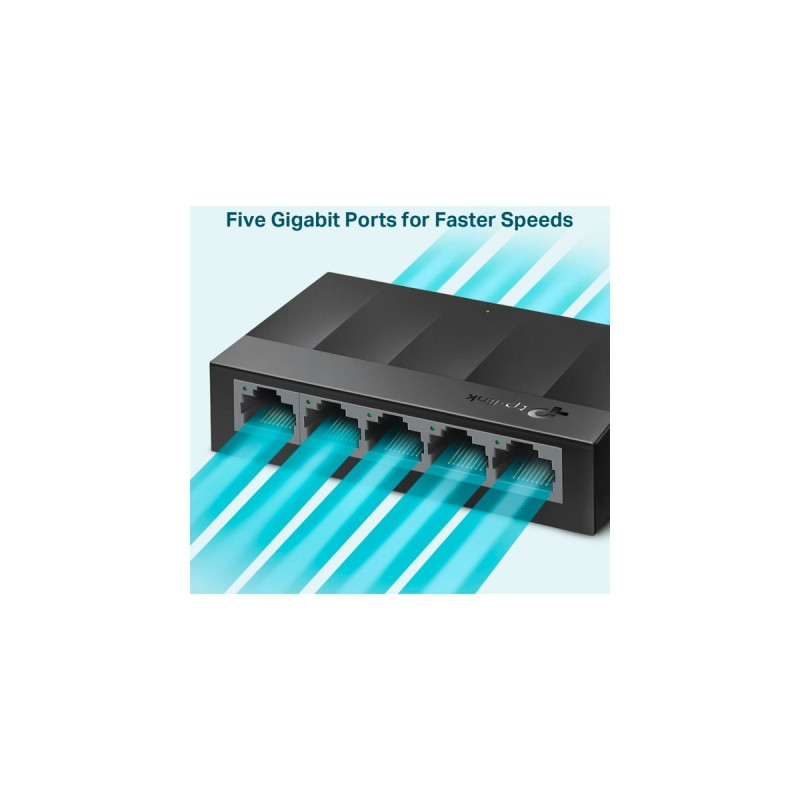 TP-Link LS1005G, Switch(schwarz)