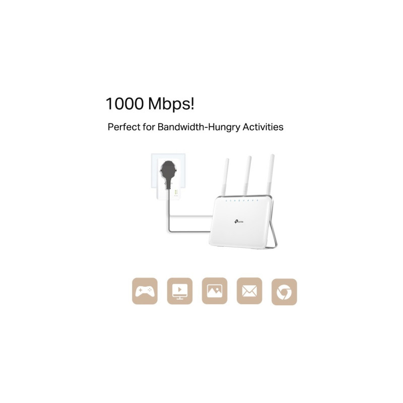 TP-Link TL-PA7017PKIT, Powerline(weiß)
