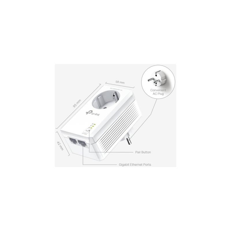 TP-Link TL-PA7027P Kit, Powerline(weiß)