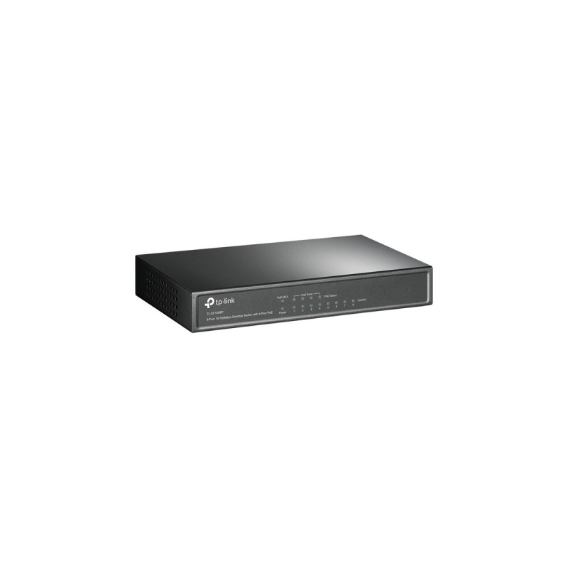 TP-Link TL-SF1008P V5.0, Switch(schwarz, PoE)
