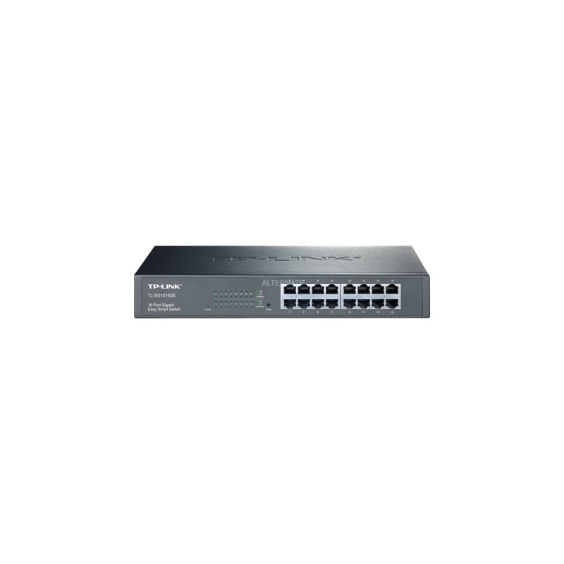 TP-Link TL-SG1016DE, Switch(schwarz, 1 HE)