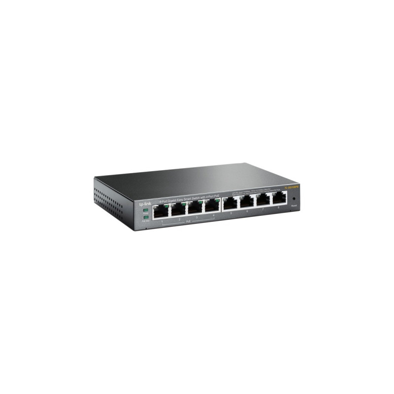 TP-Link TL-SG108PE, Switch(schwarz)