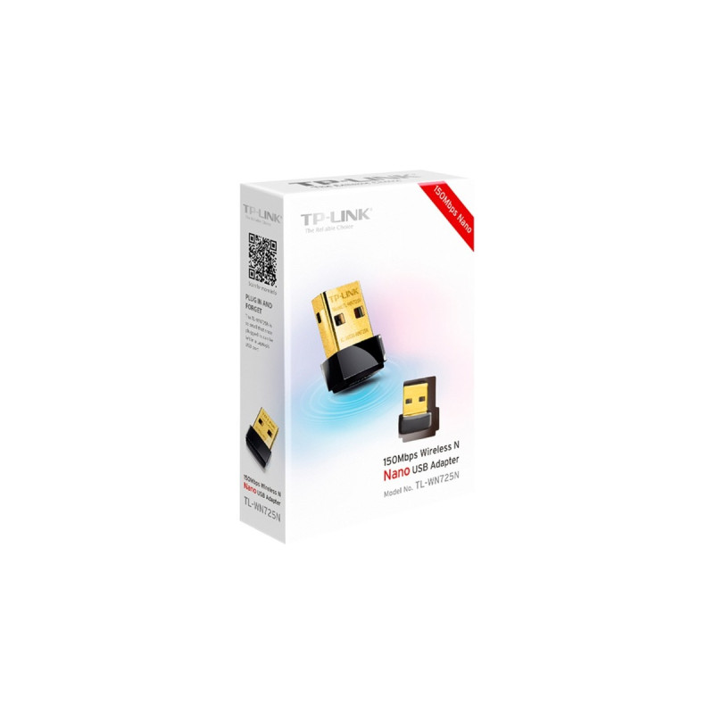 TP-Link TL-WN725N, WLAN-Adapter(schwarz, Retail)