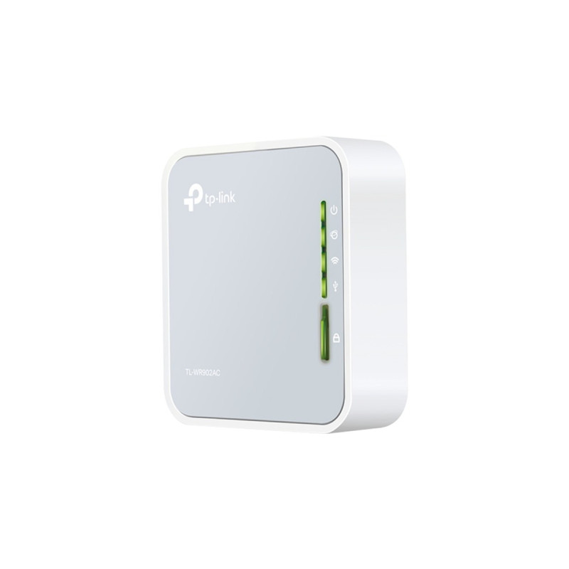 TP-Link TL-WR902AC Pocket 1FE/AC750/Ro, Router(weiß/grau)
