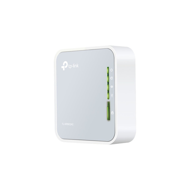 TP-Link TL-WR902AC Pocket 1FE/AC750/Ro, Router(weiß/grau)