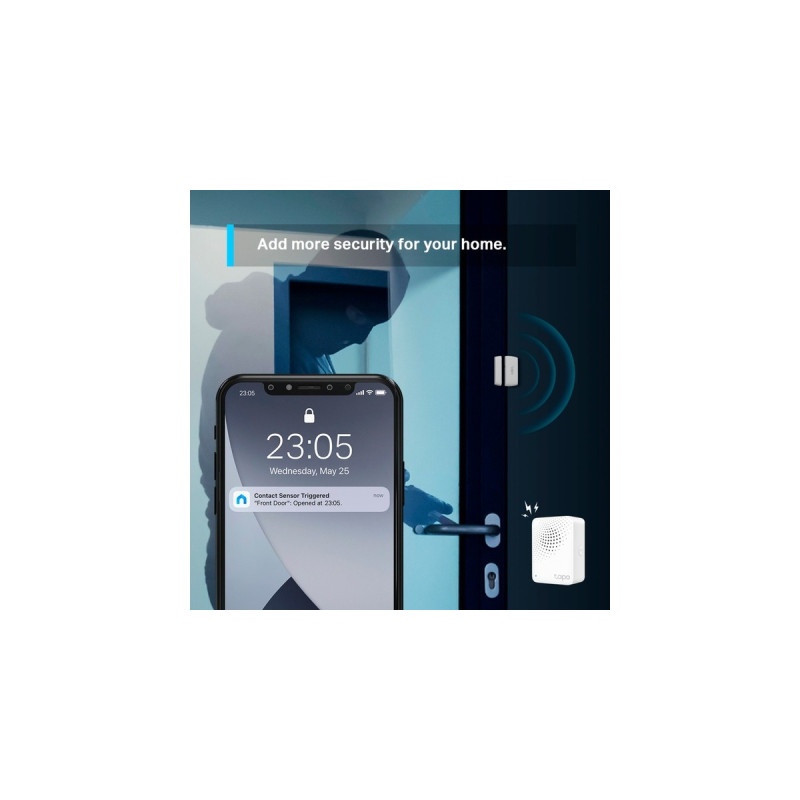 TP-Link Tapo T110 Smart Tür/Fenster Sensor, Öffnungsmelder(weiß)