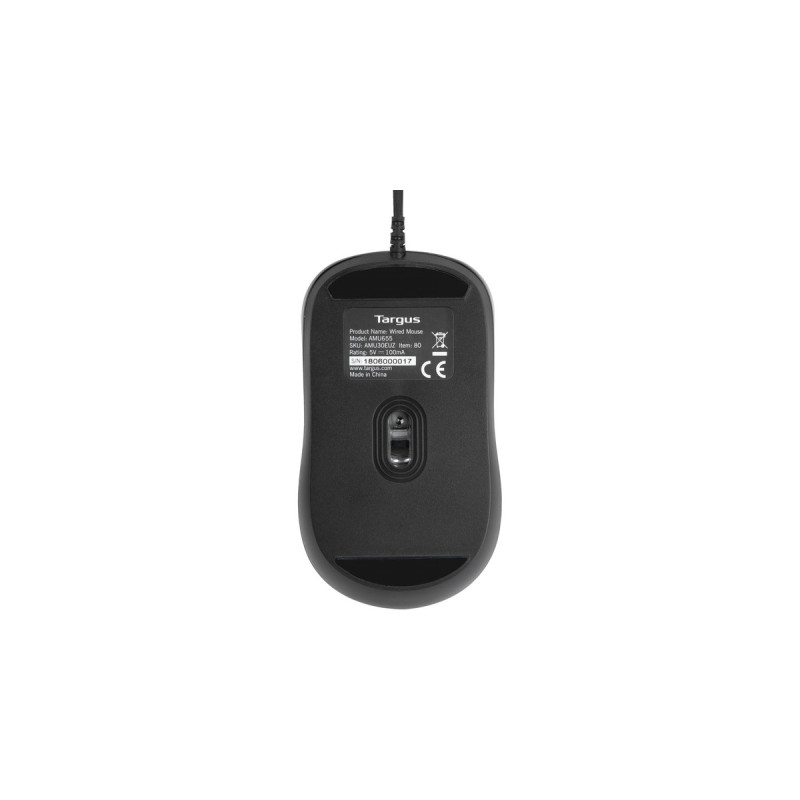 Targus 3 Button Optical USB Mouse, Maus(schwarz)