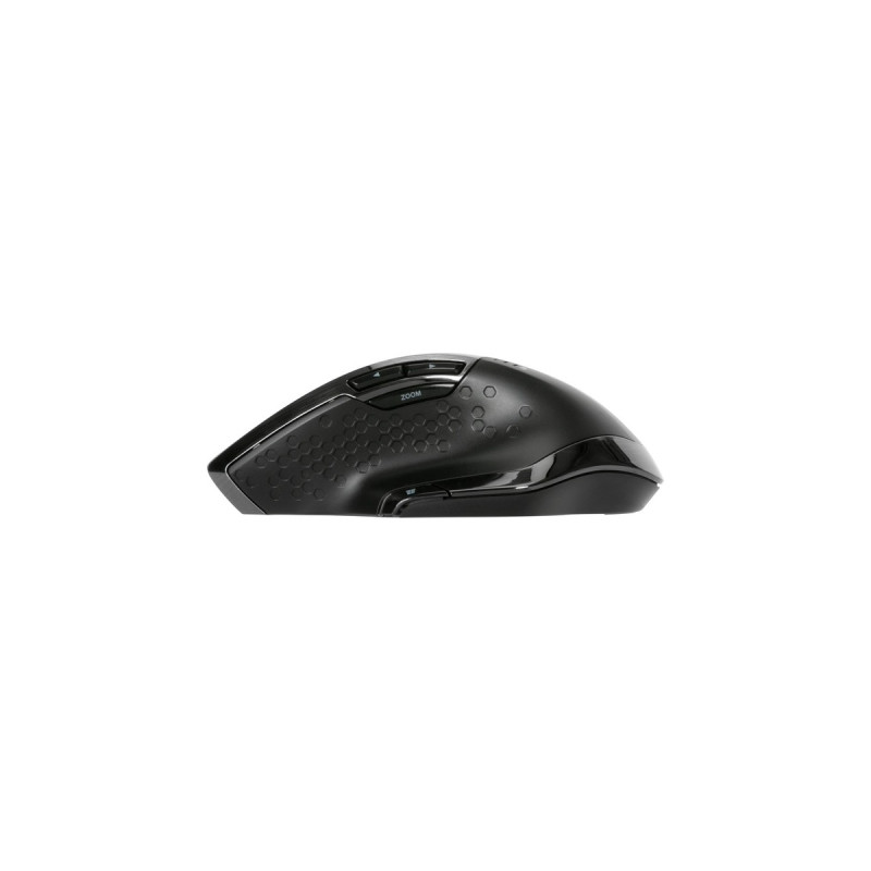Targus Anti Microbial Ergonomic Blue Trace Maus(schwarz)