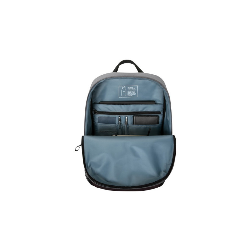 Targus Sagano EcoSmart Campus-Rucksack(schwarz/grau, bis 39,6 cm (15,6