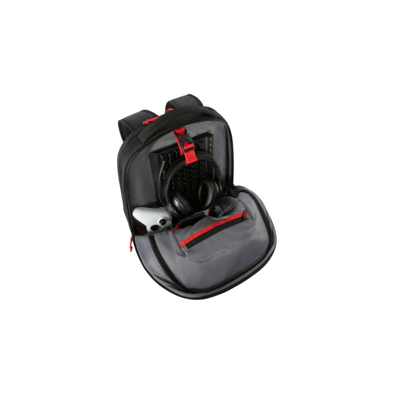 Targus Strike II Gaming-Rucksack(schwarz, 27 Liter / bis 43,9 cm (17,3
