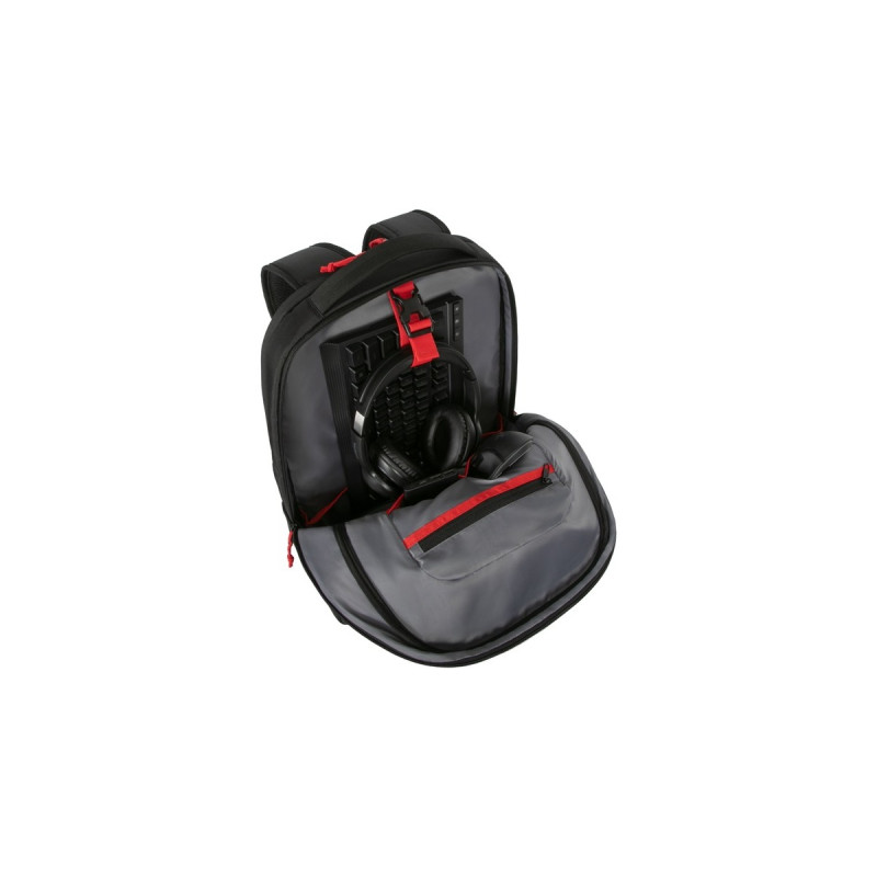 Targus Strike II Gaming-Rucksack(schwarz, 27 Liter / bis 43,9 cm (17,3