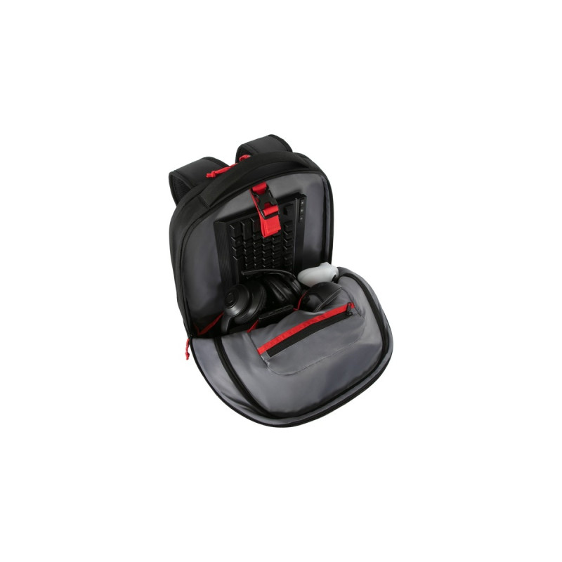 Targus Strike II Gaming-Rucksack(schwarz, 27 Liter / bis 43,9 cm (17,3