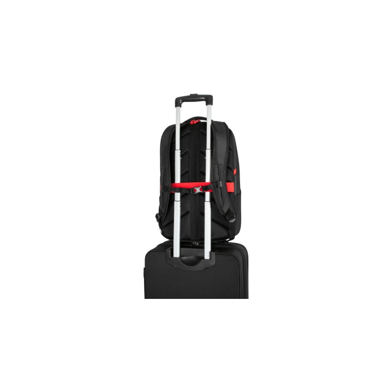 Targus Strike II Gaming-Rucksack(schwarz, 27 Liter / bis 43,9 cm (17,3