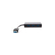 Targus USB 3.0 Hub mit Gigabit Ethernet, USB-Hub(schwarz)