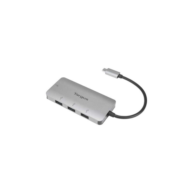 Targus USB-C-Hub an 4x USB-A, USB-Hub(silber)