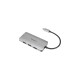 Targus USB-C-Hub an 4x USB-A, USB-Hub(silber)