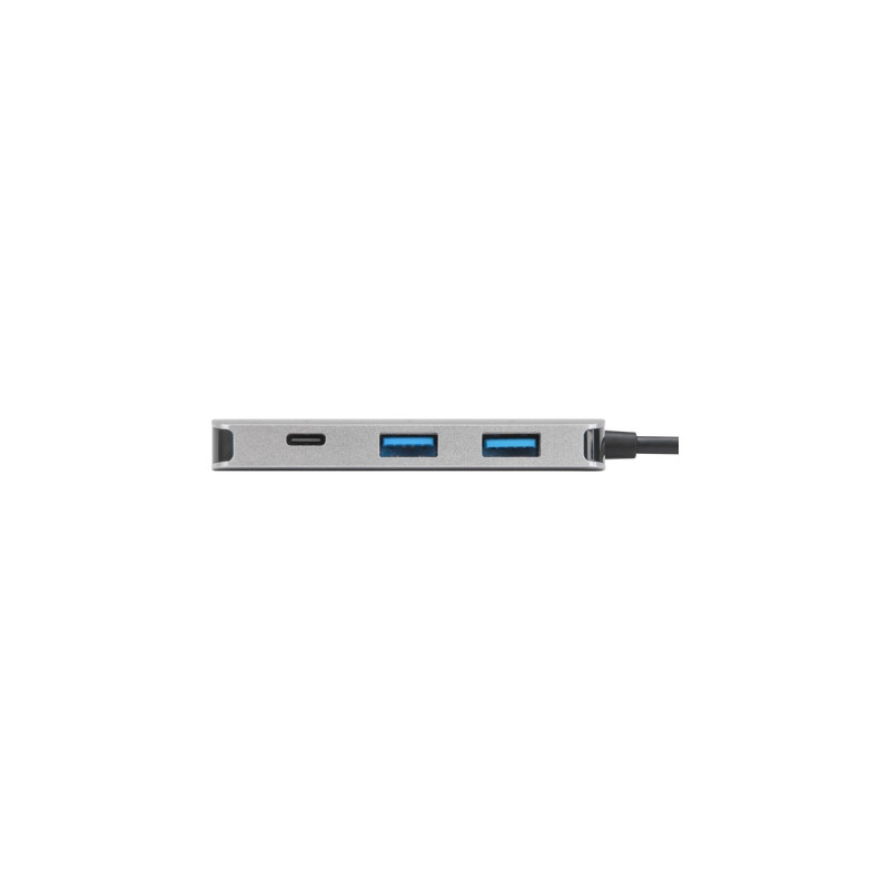 Targus USB-C Mult-Hub 2xUSB/-A und -C, USB-Hub(silber)