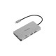 Targus Universal USB-C DV4K, Dockingstation(silber, 100 W, USB-C, HDMI, 4K)