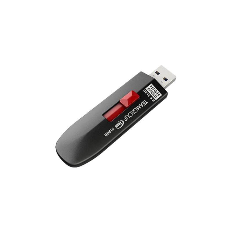 Team Group C212 1 TB, USB-Stick(schwarz/rot, USB-A 3.2 Gen 2)