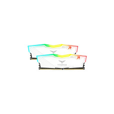Team Group DIMM 32 GB DDR4-3600 (2x 16 GB) Dual-Kit, Arbeitsspeicher(weiß, TF4D432G3600HC18JDC01, Delta RGB, INTEL XMP)