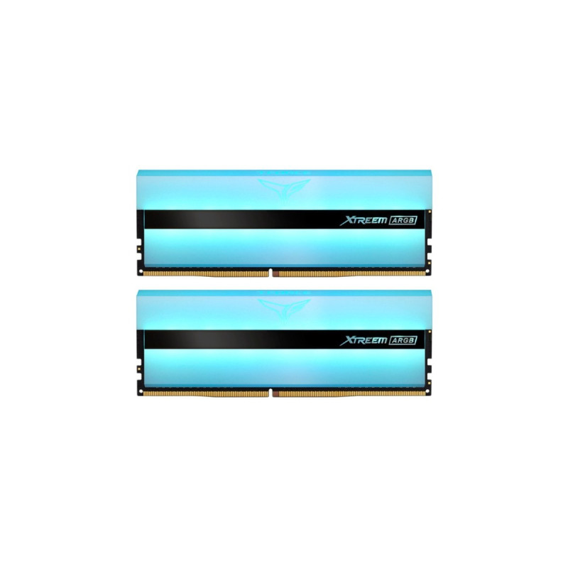 Team Group DIMM 32 GB DDR4-4000 (2x 16 GB) Dual-Kit, Arbeitsspeicher(weiß, TF13D432G4000HC18LDC01, XTREEM ARGB, INTEL XMP)