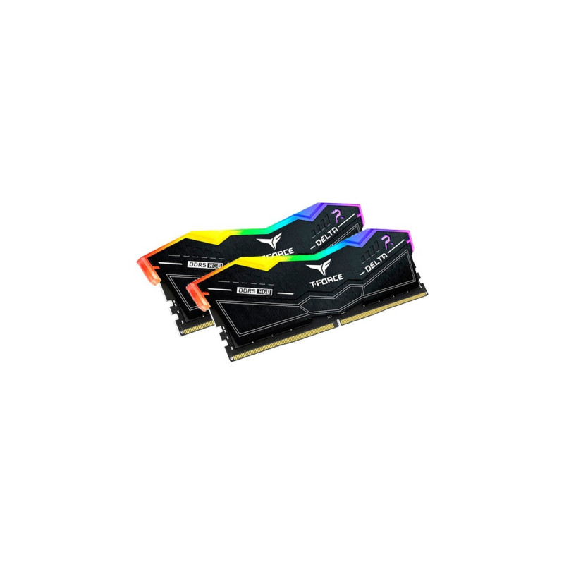 Team Group DIMM 32 GB DDR5-6000 (2x 16 GB) Dual-Kit, Arbeitsspeicher(schwarz, FF3D532G6000HC38ADC01, Delta RGB, INTEL XMP)