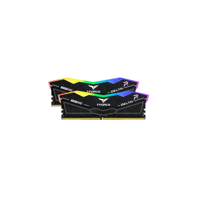 Team Group DIMM 32 GB DDR5-6400 (2x 16 GB) Dual-Kit, Arbeitsspeicher(schwarz, FF3D532G6400HC40BDC01, Delta RGB, INTEL XMP)
