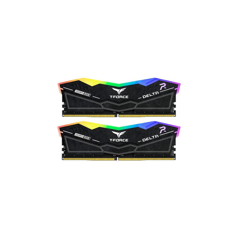 Team Group DIMM 32 GB DDR5-6600 (2x 16 GB) Dual-Kit, Arbeitsspeicher(schwarz, FF3D532G6600HC34DC01, Delta RGB, INTEL XMP)