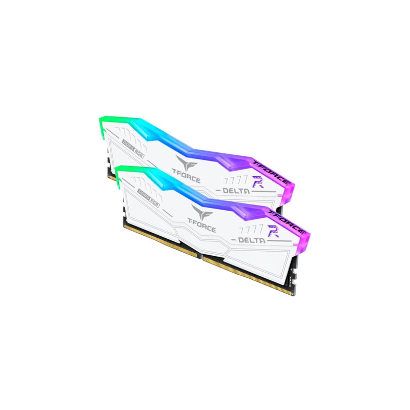Team Group DIMM 32 GB DDR5-6600 (2x 16 GB) Dual-Kit, Arbeitsspeicher(weiß, FF4D532G6600HC34DC01, Delta RGB, INTEL XMP)
