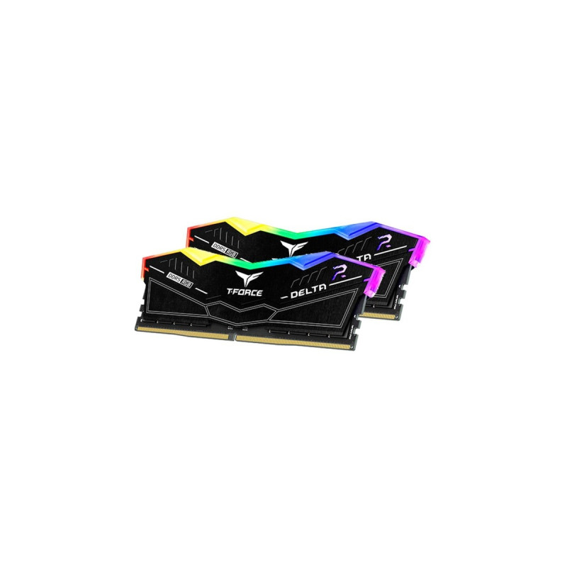 Team Group DIMM 32 GB DDR5-7200 (2x 16 GB) Dual-Kit, Arbeitsspeicher(schwarz, FF3D532G7200HC34ADC01, Delta RGB, INTEL XMP)