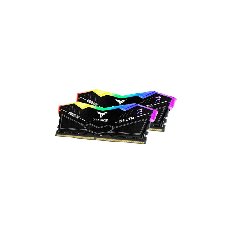 Team Group DIMM 32 GB DDR5-7600 (2x 16 GB) Dual-Kit, Arbeitsspeicher(schwarz, FF3D532G7600HC36DDC01, Delta RGB, INTEL XMP)