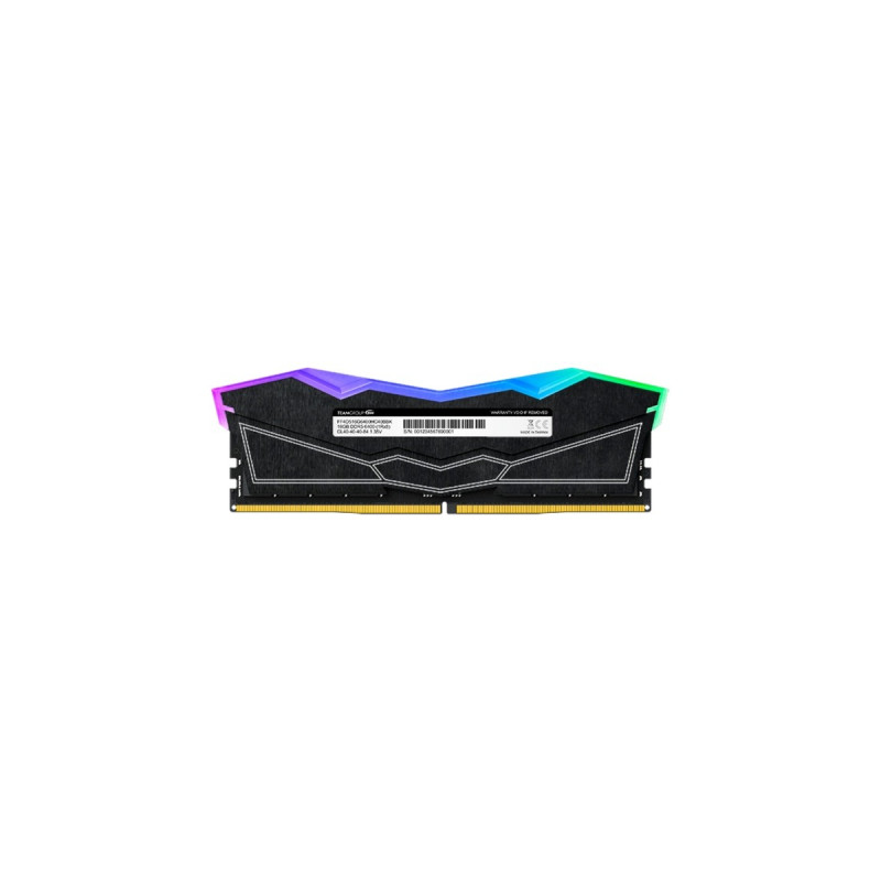 Team Group DIMM 32 GB DDR5-8000 (2x 16 GB) Dual-Kit, Arbeitsspeicher(schwarz, FF3D532G8000HC38DDC01, Delta RGB, INTEL XMP)