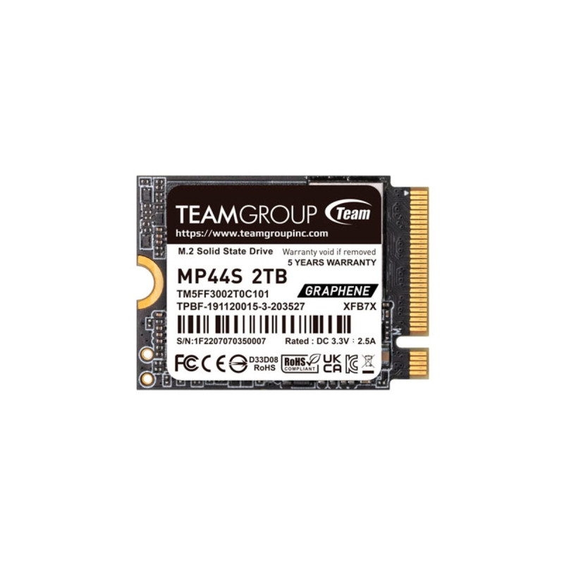 Team Group MP44S 2 TB, SSD(PCIe 4.0 x4, NVMe, M.2 2230)