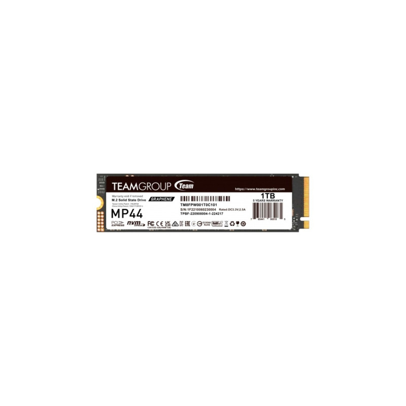 Team Group MP44 1 TB, SSD(PCIe 4.0 x4, NVMe, M.2 2280)